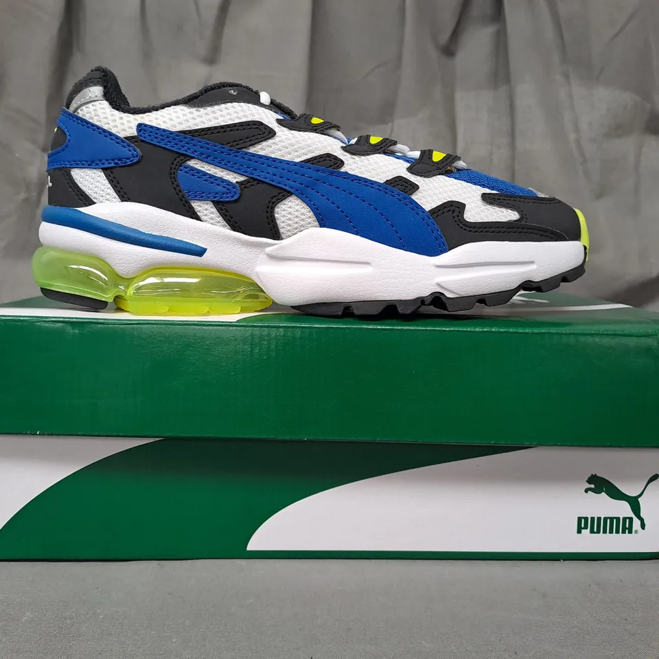 BOXED PAIR OF PUMA CELL ALIEN SHOES IN MULTICOLOUR UK SIZE 6