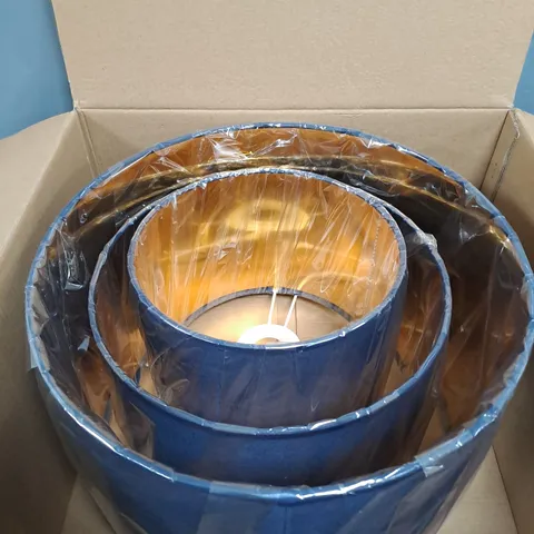 BOXED GIGGI XL FABRIC LAMP SHADE SET 