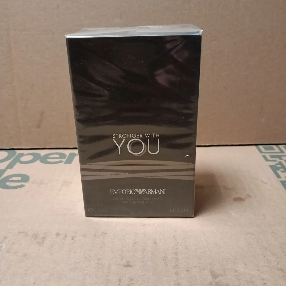 BOXED AND SEALED GIORGIO ARMANI STRONGER WITH YOU EAU DE TOILETTE 100ML