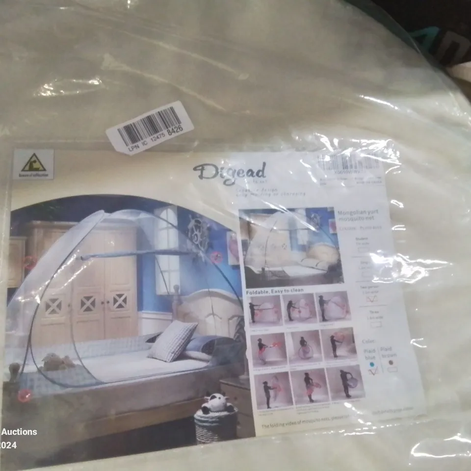 PALLET CONTAINING VARIOUS ASSORTED ITEMS TO INCLUDE:NESPRESSO CITIZ, OFFICE CHAIR, EASEL TRIPOD TV STAND, MOSQUITO NET ETC.