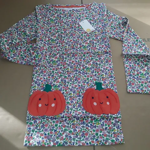 BODEN PUMPKIN THEMED KIDS DRESS - 8/9 YRS