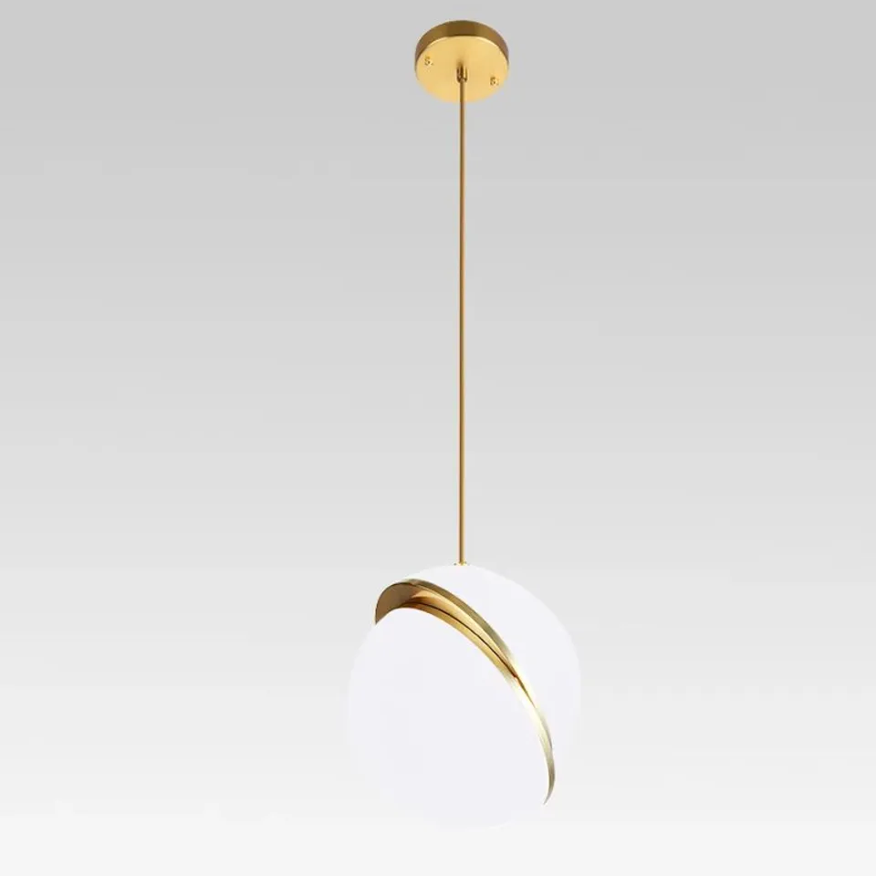 BOXED BATESON 1-LIGHT GLOBE PENDANT 