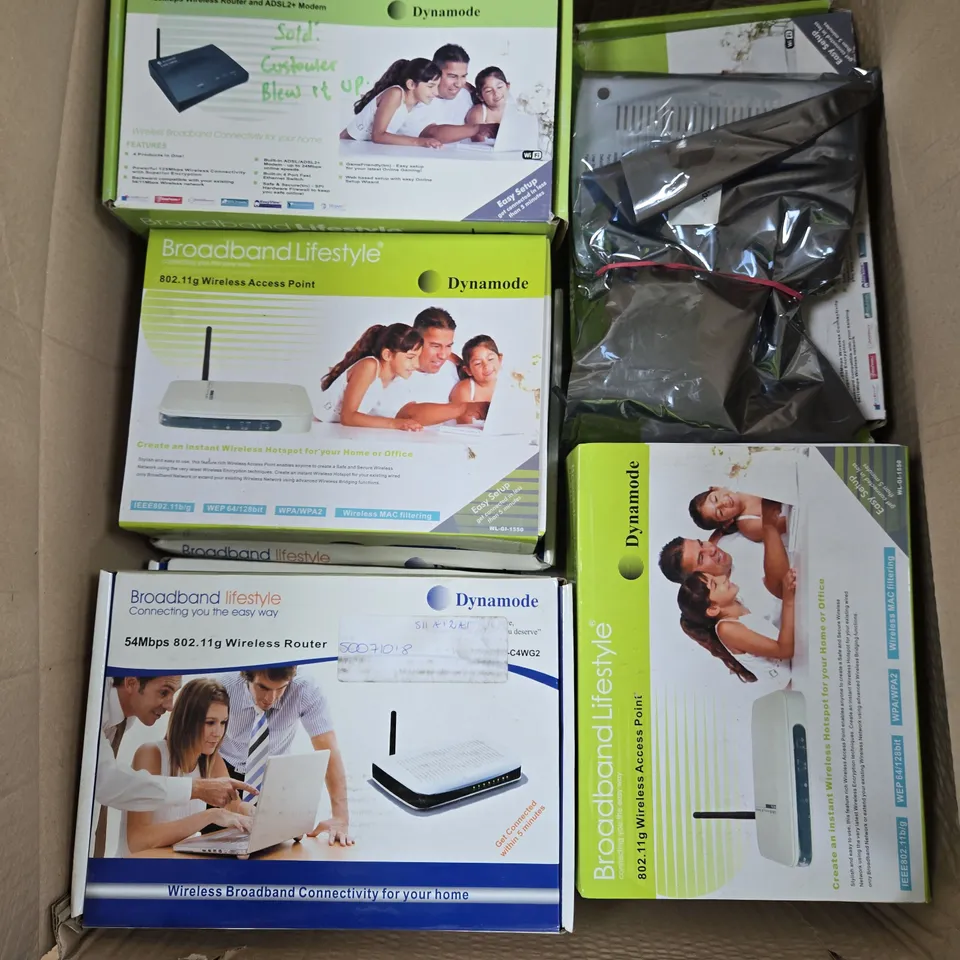 APPROXIMATELY 15 DYNAMODE WIRELESS ROUTERS - COLLECTION ONLY 