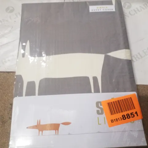 BRAND NEW SEALED MR FOX SINGLE DUVET COVER