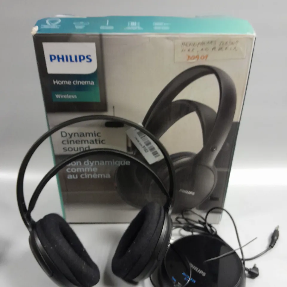 BOXED PHILIPS SHC5200 HOME CINEMA HEADPHONES 