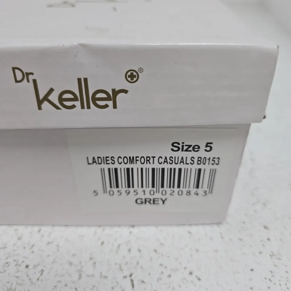 DR KELLER LADIES COMFORT CASUALS GREY – UK 5