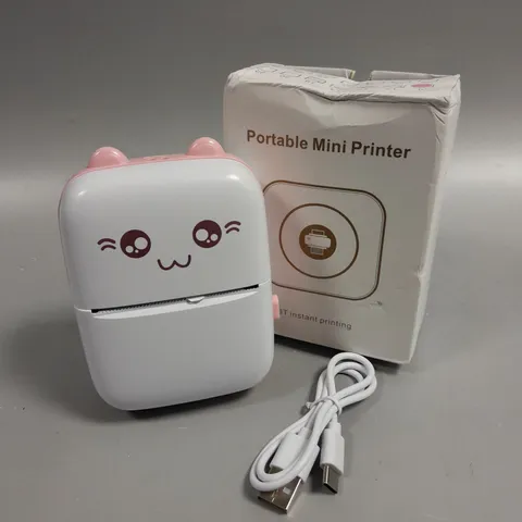 BOXED PORTABLE BLUETOOTH MINI PRINTER