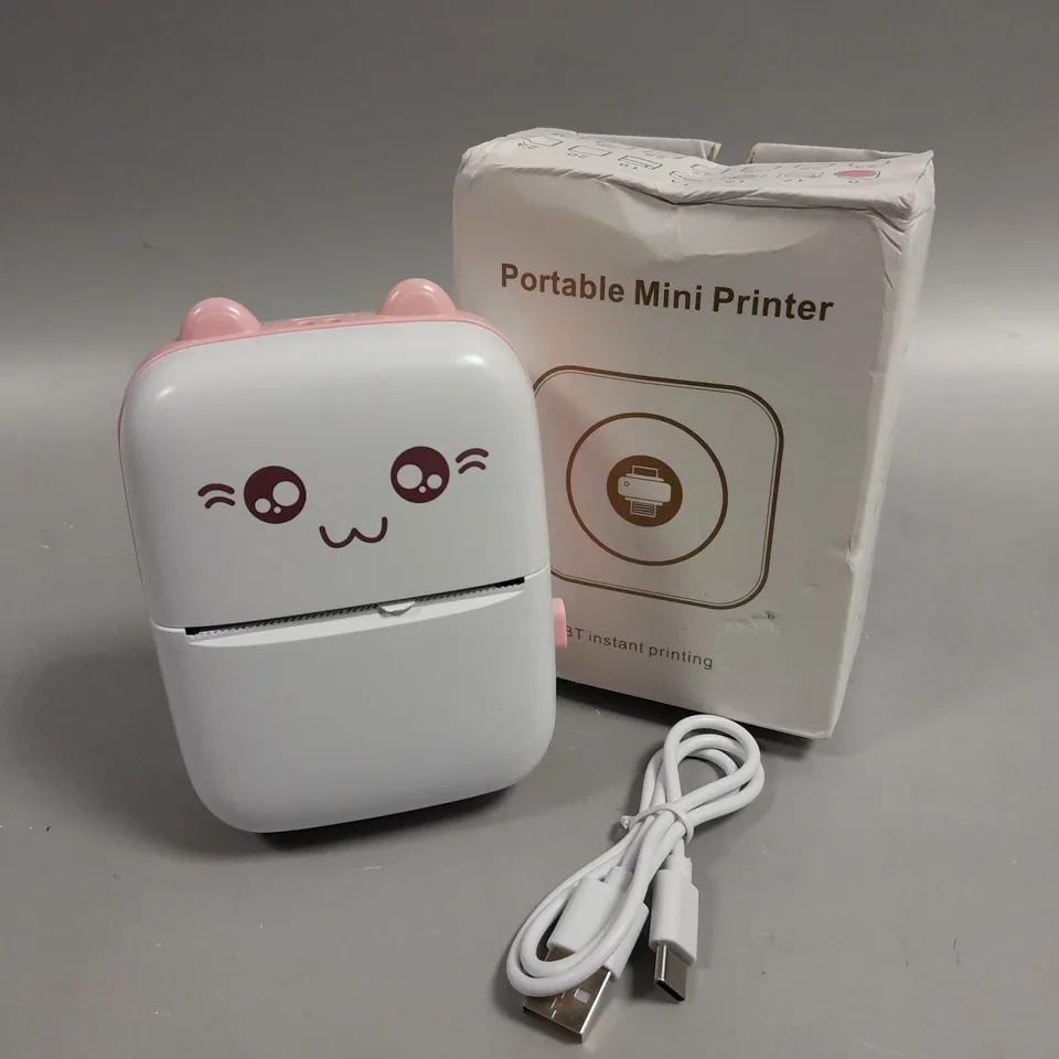 BOXED PORTABLE BLUETOOTH MINI PRINTER 
