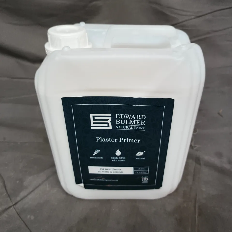 EDWARD BULMER PLASTER PRIMER – NATURAL PAINT, 5 L