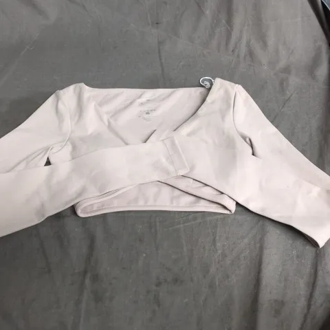 FORM CONTOUR LONG SLEEVE TOP – BEIGE – XS