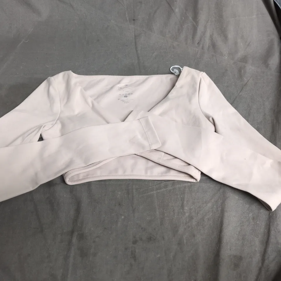 FORM CONTOUR LONG SLEEVE TOP – BEIGE – XS