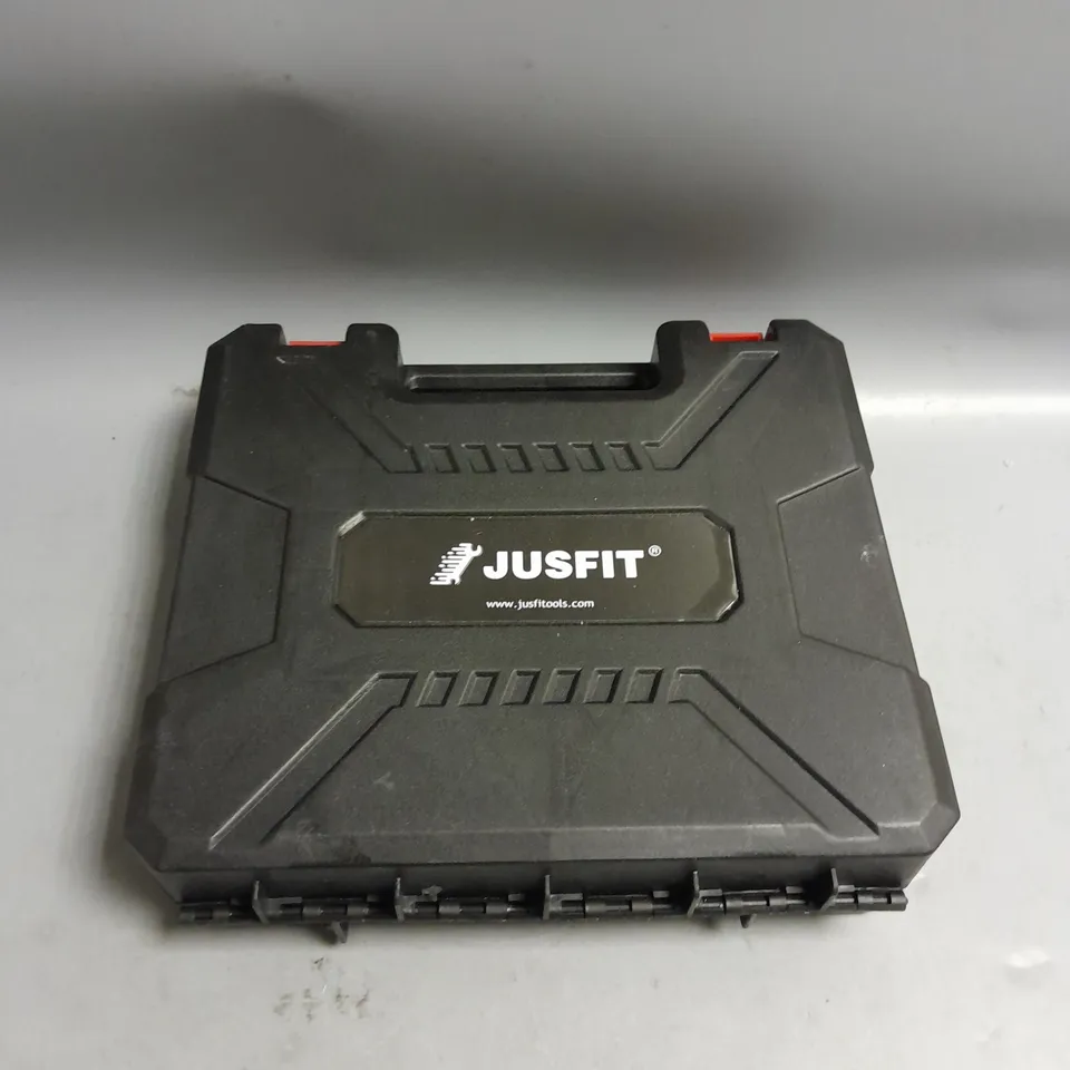 BOXED JUSFIT POWER DRILL WITH ACCESSORIES