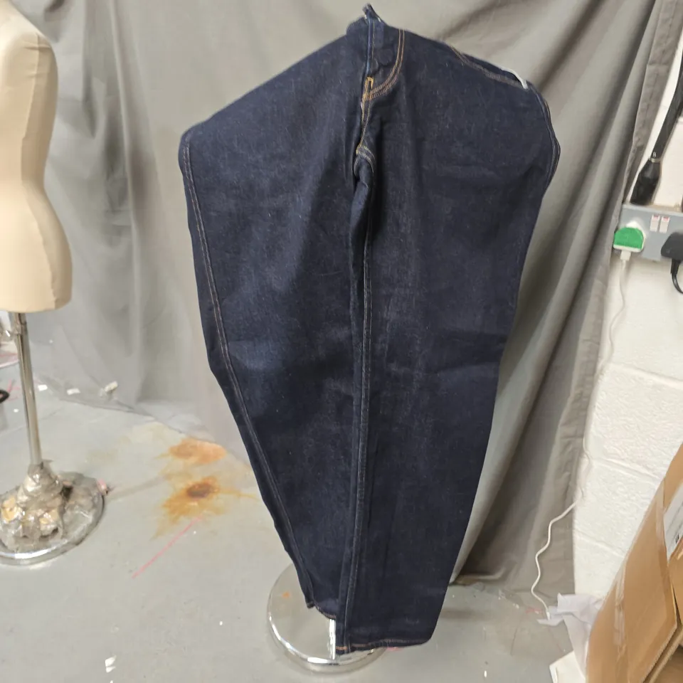 REPLAY JEANS – DENIM JEANS, DARK INDIGO, WAIST 34, LENGTH 32