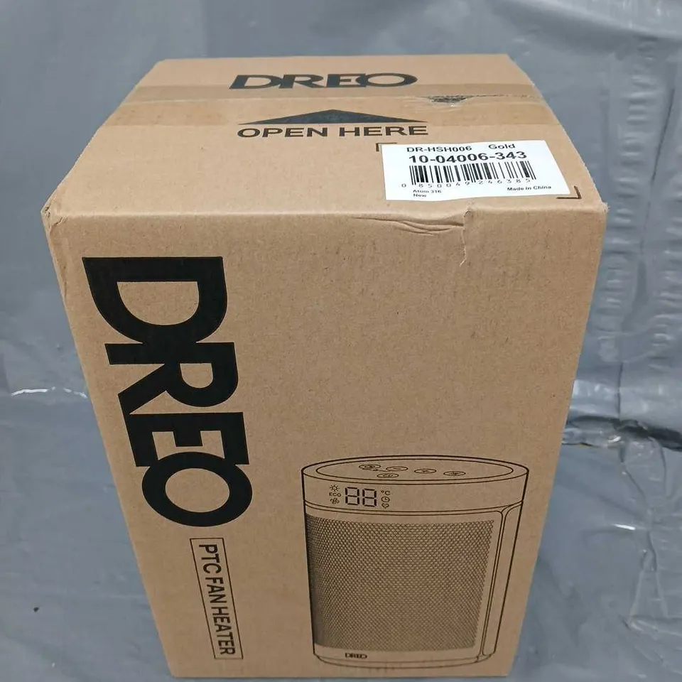 BOXED DREO PTC FAN HEATER