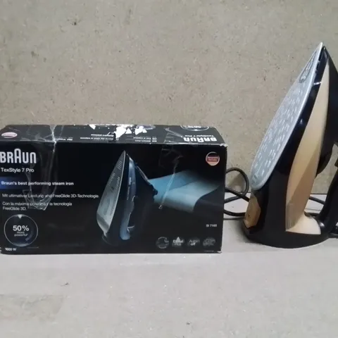 BOXED BRAUN TEXSTYLE 7 PRO IRON 