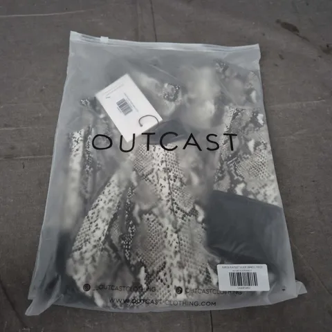 OUTCAST CLOTHING AUREZA PLAYSUIT – SILVER SNAKE PRINT (1 PIECE)