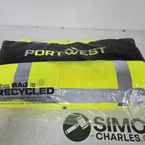 PORTWEST HI-VIS BOMBER JACKET β YELLOW, MEDIUM