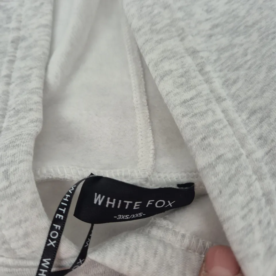WHITE FOX OVERSIZED HOODIE – LEOPARD SPLICE, 11TH STREET, UK XXS (3XS/XXS)