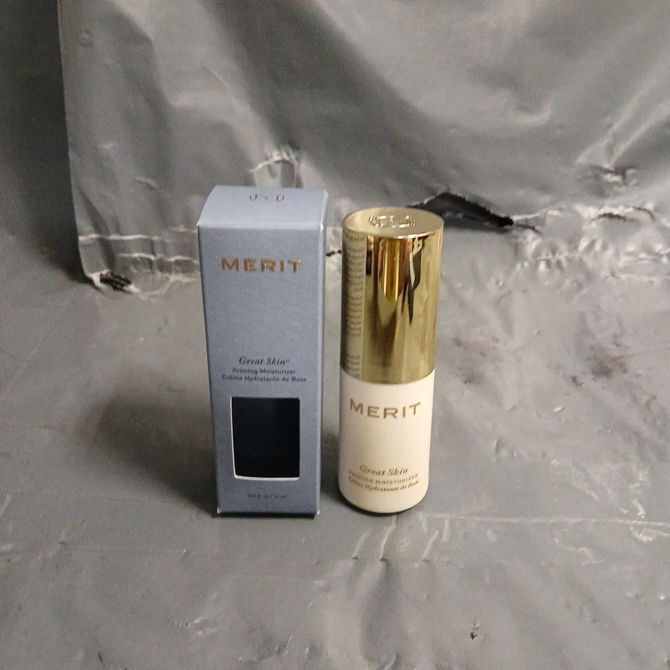 BOXED MERIT GREAT SKIN PRIMING MOISTURISER 15ML