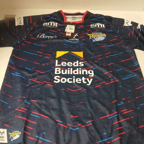LEEDS RHINOS RUGBY LEAGUE SHIRT – SIZE L