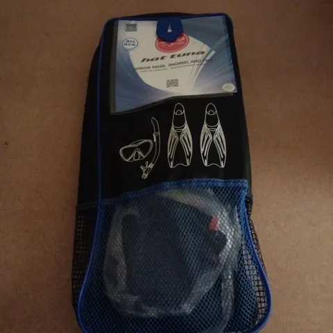 HOT TUNA JUNIOR MASK, SNORKEL & FINS - UK 5-6