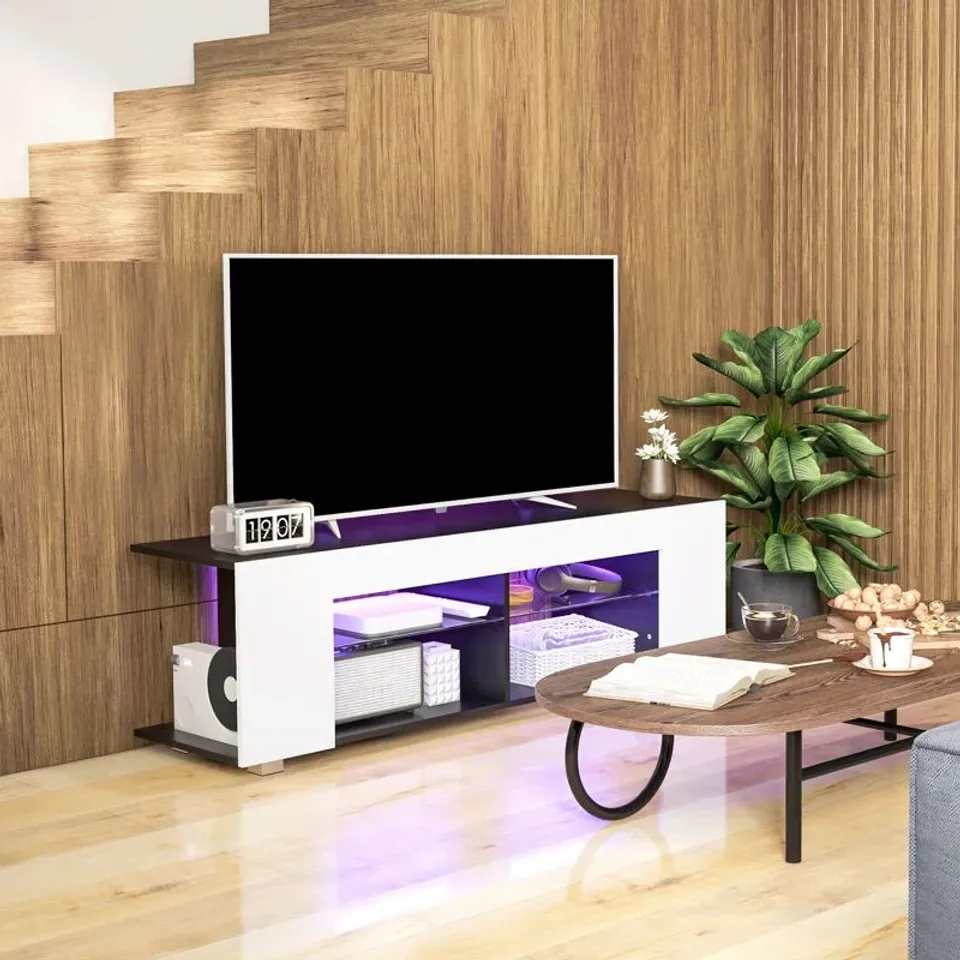 BOXED CATERINO TV STAND FOR TVS UP TO 65" (1 BOX)