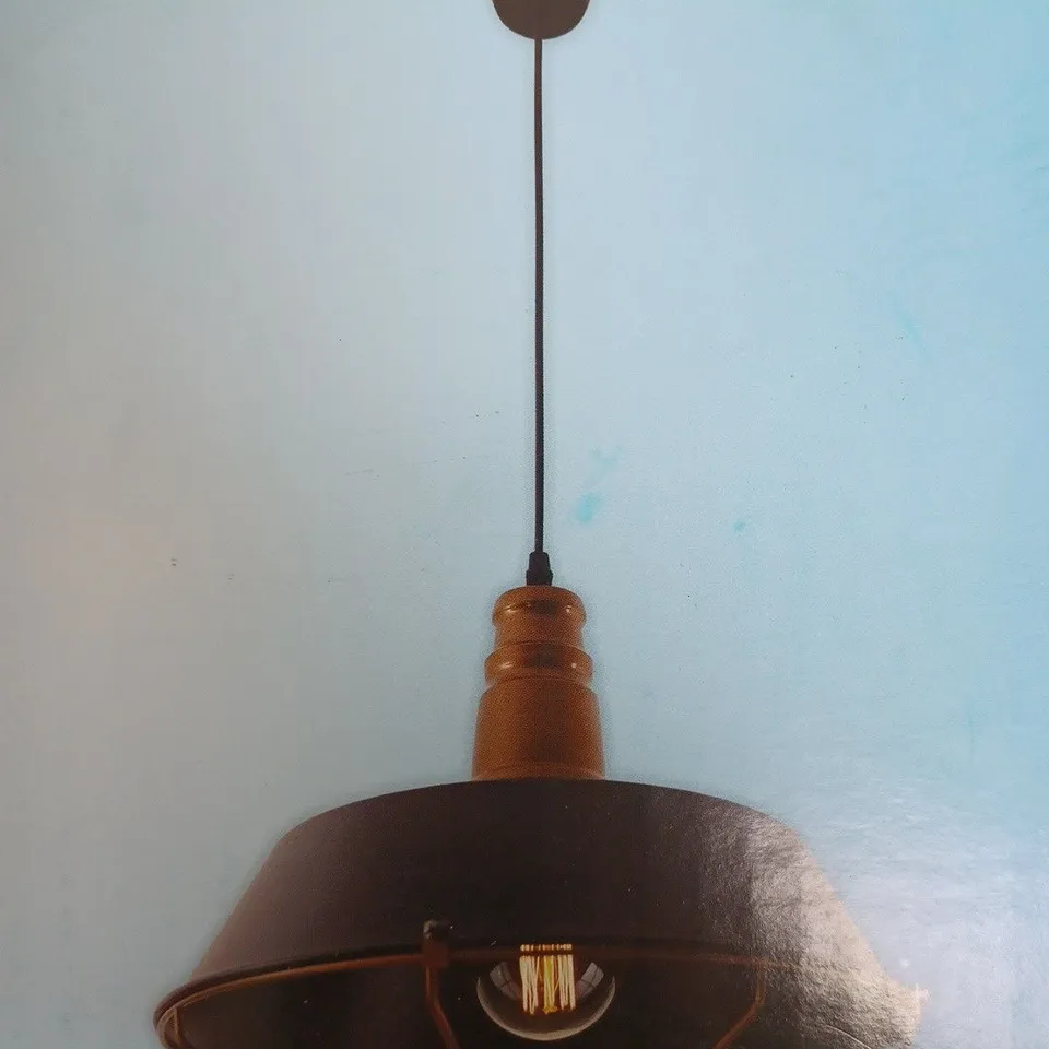 BOXED NAEVE LEUCHTEN SHERLOCK 1-LIGHT DOME PENDANT