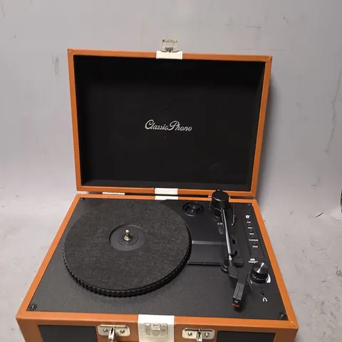 BOXED CLASSIC PHONO BY LENCO TURNTABLE WITH BLUETOOTH RECEPTION TT-120BNWH