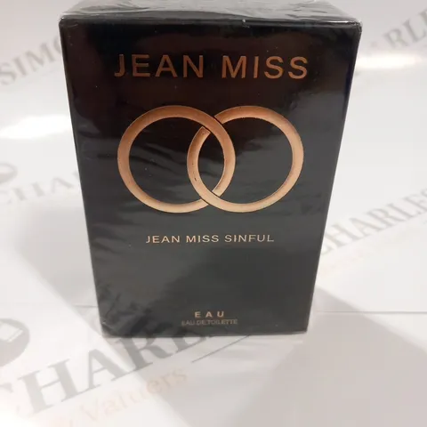 BOXED AND SEALED JEAN MISS JEAN MISS SINFUL EAU DE TOILETTE 75ML