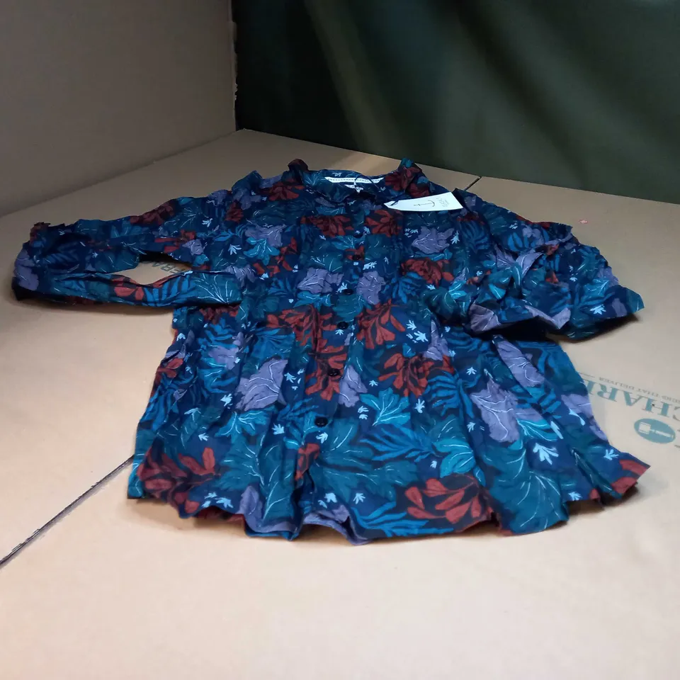 SEA SALT LARISSA SEA COLLAGE SHIRT - SIZE 18