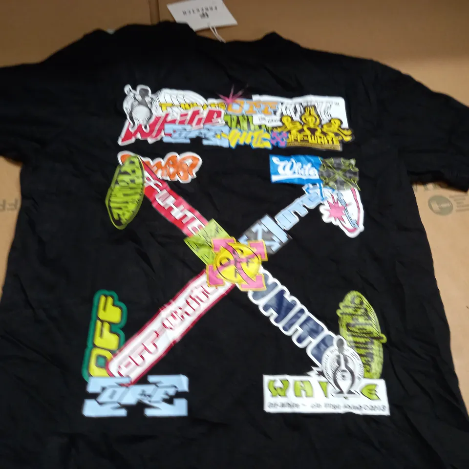 OFF WHITE BLACK T-SHIRT - M