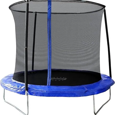 BOXED SPORTSPOWER 8FT TRAMPOLINE IN BLUE - COLLECTION ONLY