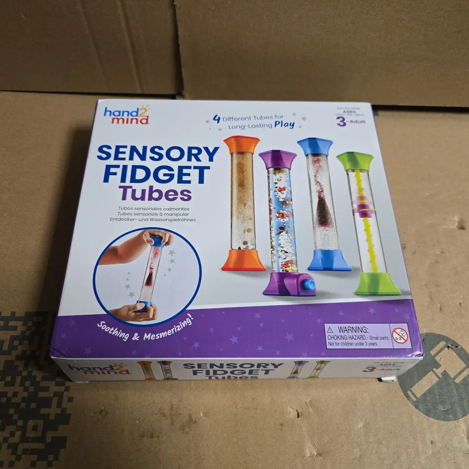 HAND2MIND SENSORY FIDGET TUBES – 4-PACK (BOXED)