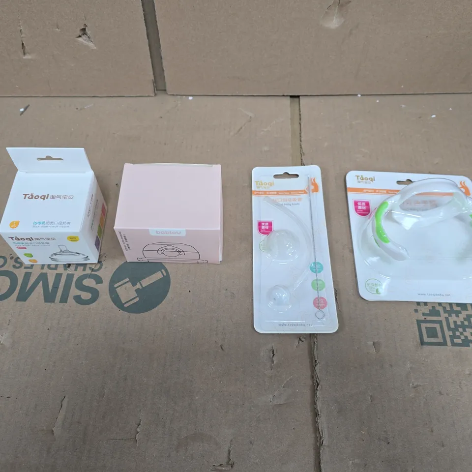 PALLET OF APPROXIMATELY 15 BOXES CONTAINING ITEMS SUCH AS BABY BOTTLE CLEANER, BABY BOTTLE LID, BABY BOTTLE TEATS ETC 