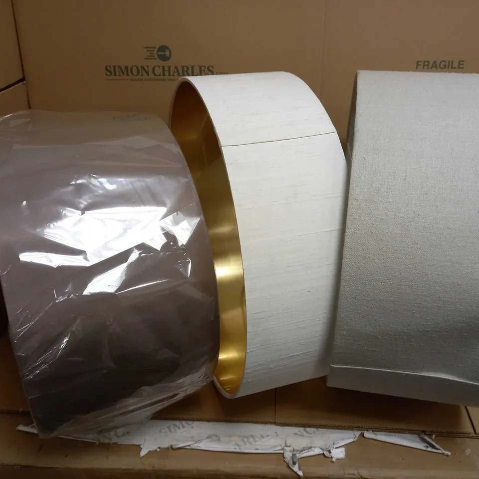 LOT OF 3X LIGHT SHADES 