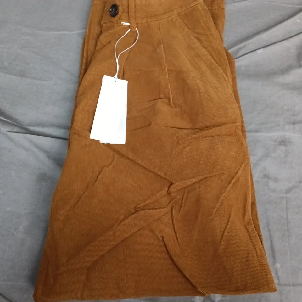 ARKET BROWN CORDUROY TROUSERS – UK 8 (EU 36) – WOMEN'S