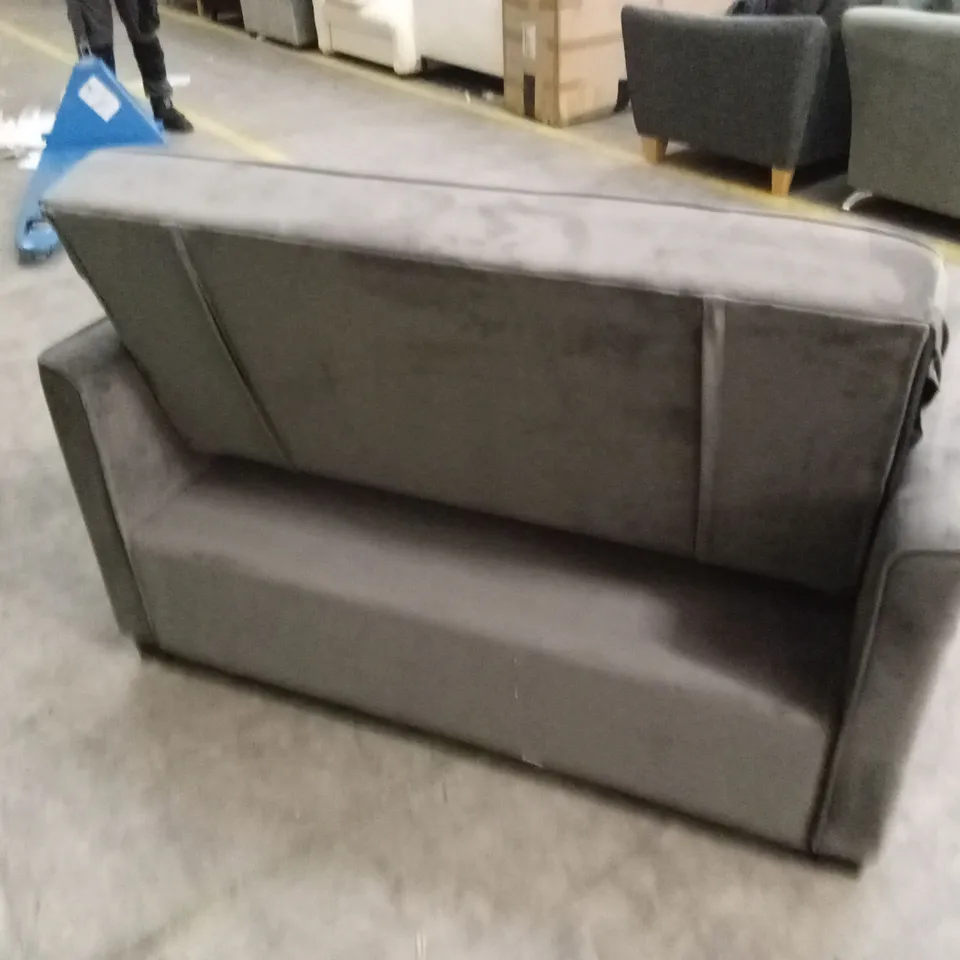 QUALITY DESIGNER SMALL 2 SEATER FABRIC SOFA BED