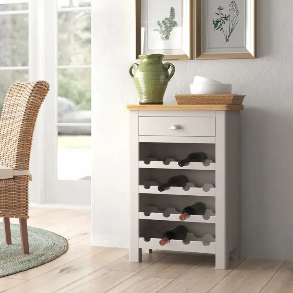 BOXED LILLE 16BOTTLE FLOOR WINE BOTTLE RACK