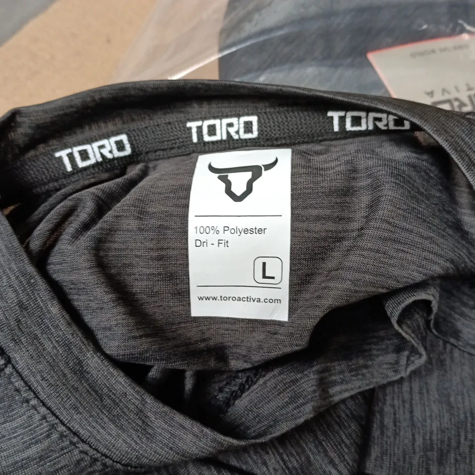 Toro Activa Dri-Fit Sports Top – Black, UK Size L