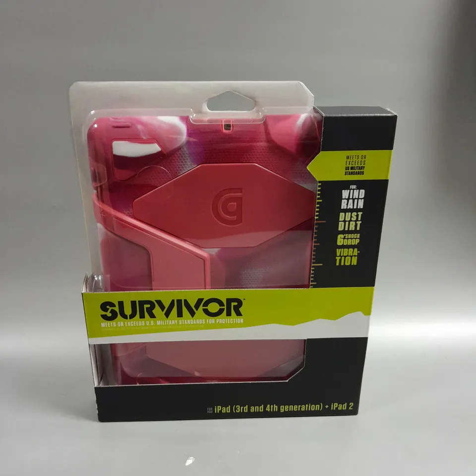 4 X SURVIVOR IPAD (3RD/4TH GEN) & IPAD 2 PROTECTIVE CASES IN PINK 