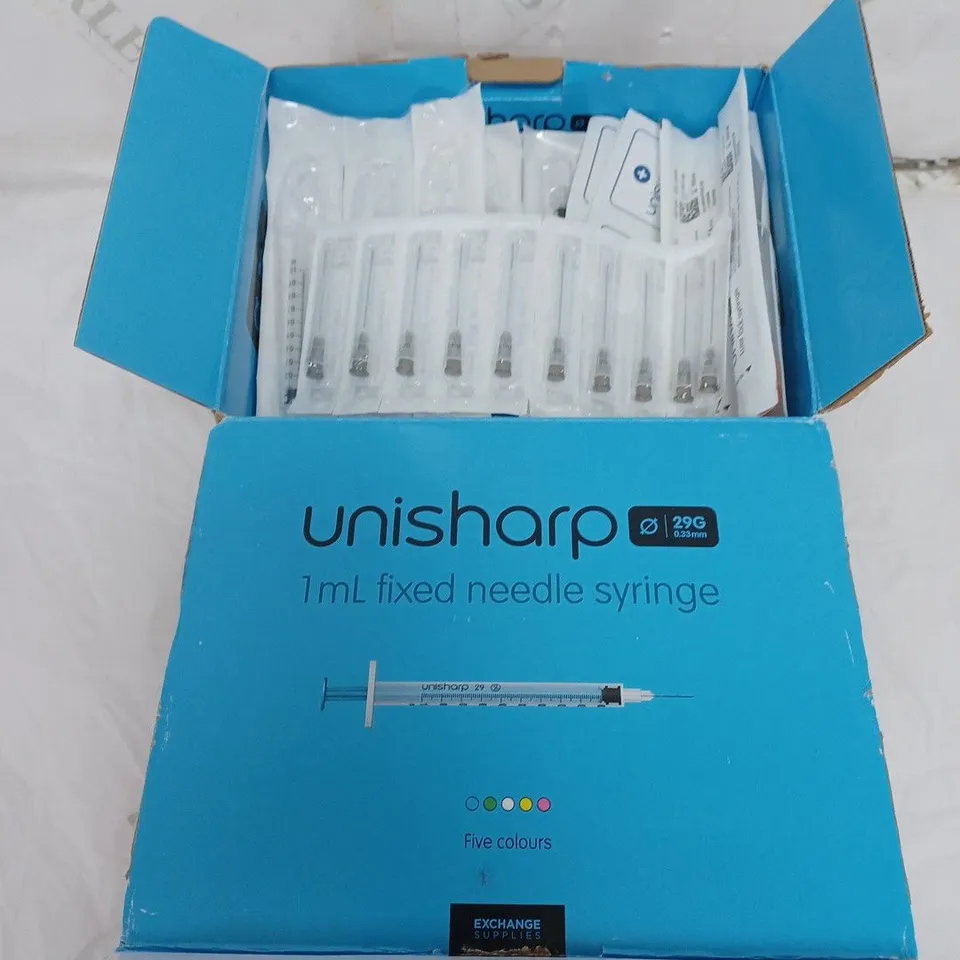 BOXED LOT OF FIXED NEEDLE SYRINGES 29G 