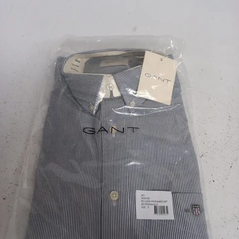 GANT CLASSIC POPLIN BANNER SHIRT – PERSIAN BLUE – SIZE S