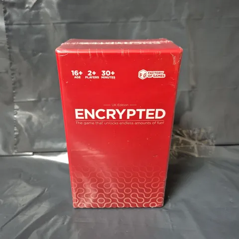 BOXED AND SEALED ENCRYPTED UK EDITION CARD GAME 