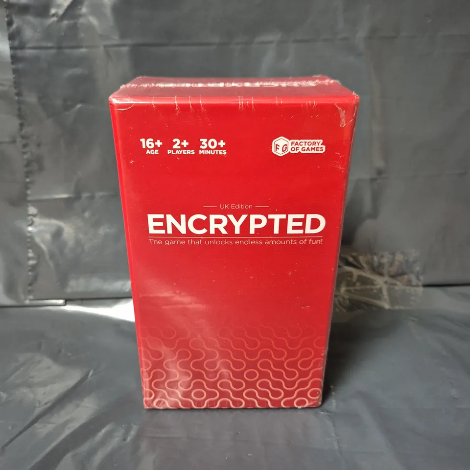 BOXED AND SEALED ENCRYPTED UK EDITION CARD GAME 