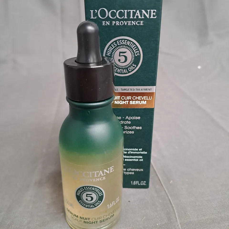 BOXED L'OCCITANE SCALP NIGHT SERUM 50ML