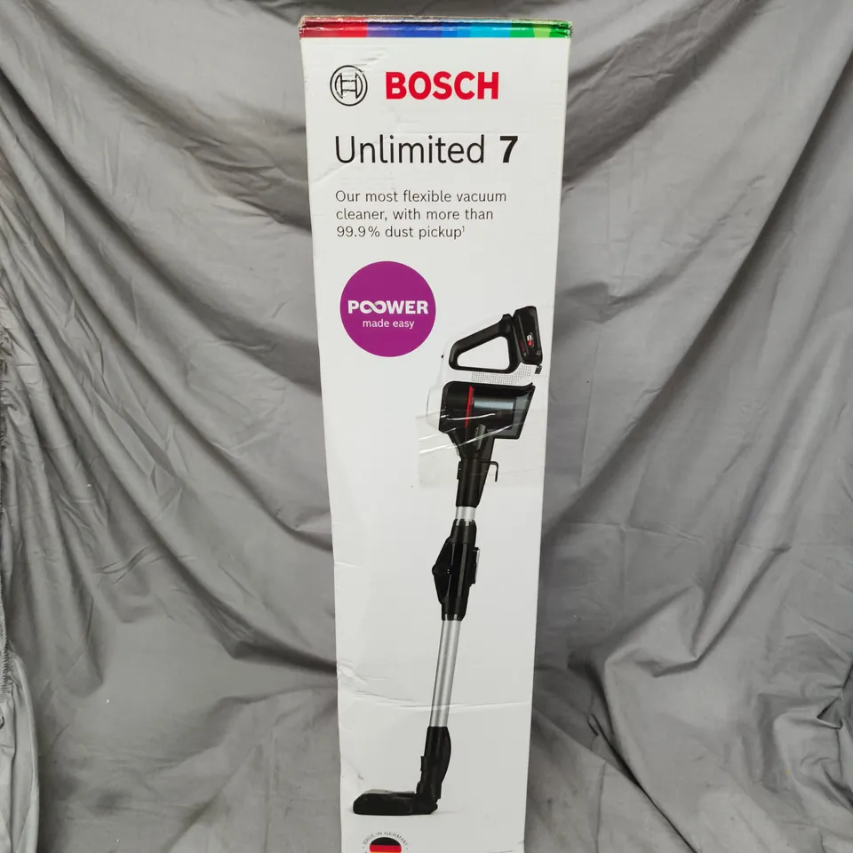 BOXED BOSCH UNLIMITED 7 BCS712GB CORDLESS VACUUM CLEANER
