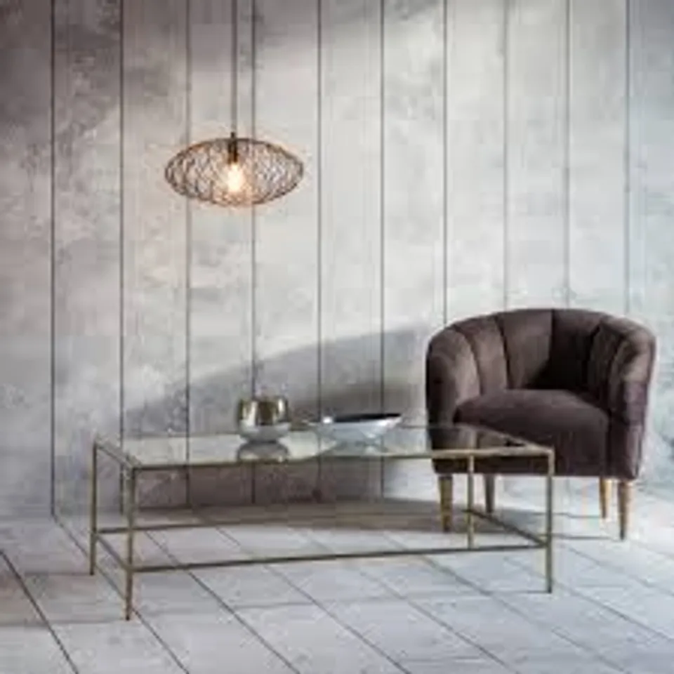 BOXED GALLERY DIRECT ROTHBURY COFFEE TABLE BRONZE