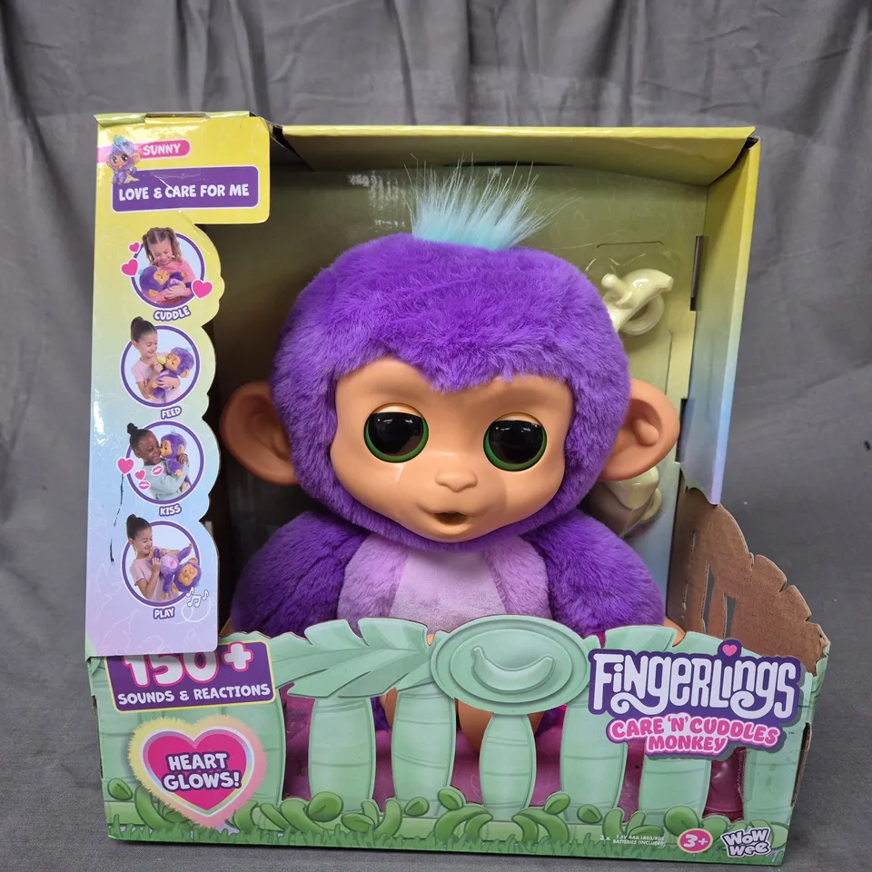 FINGERLINGS CARE 'N' CUDDLES MONKEY