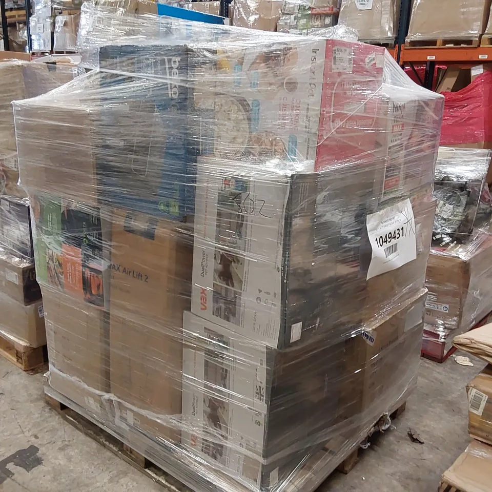 PALLET OF APPROXIMATELY 22 UNPROCESSED RAW RETURN HOUSEHOLD AND ELECTRICAL GOODS TO INCLUDE;