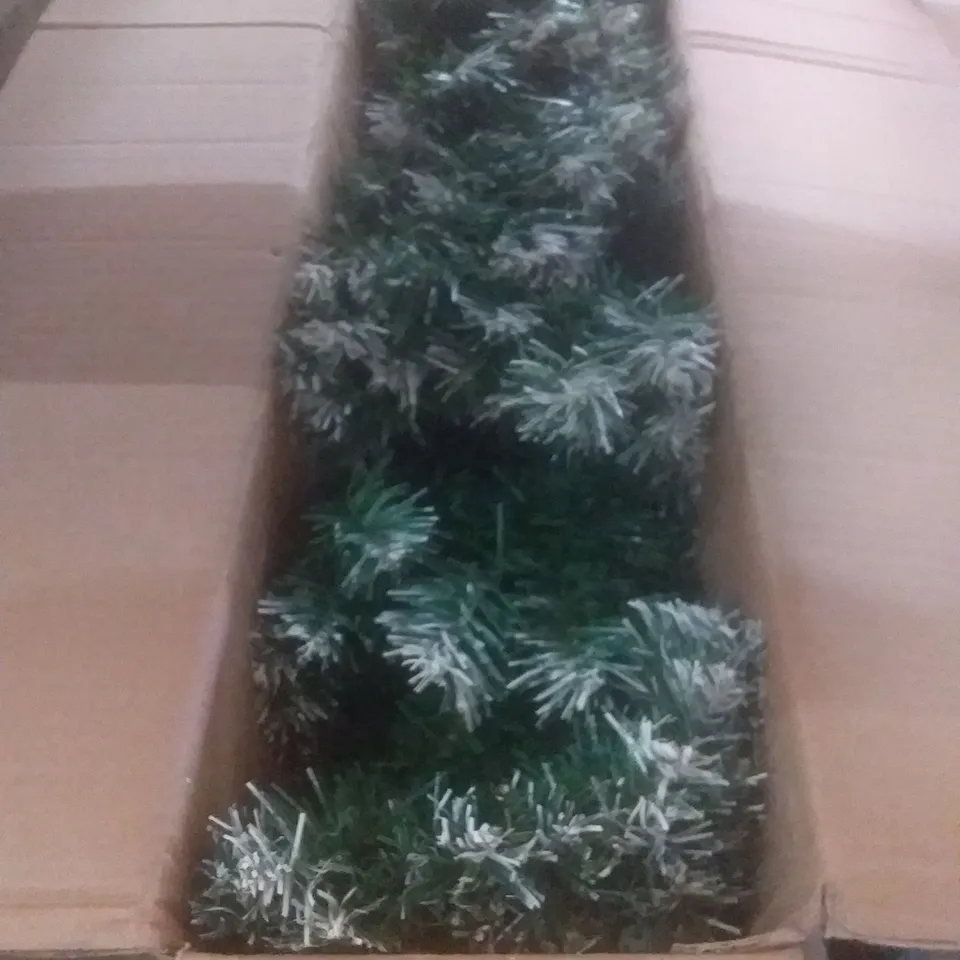 BOXED 150CM PRE-LIT DELUXE FROSTED CHRISTMAS TREE